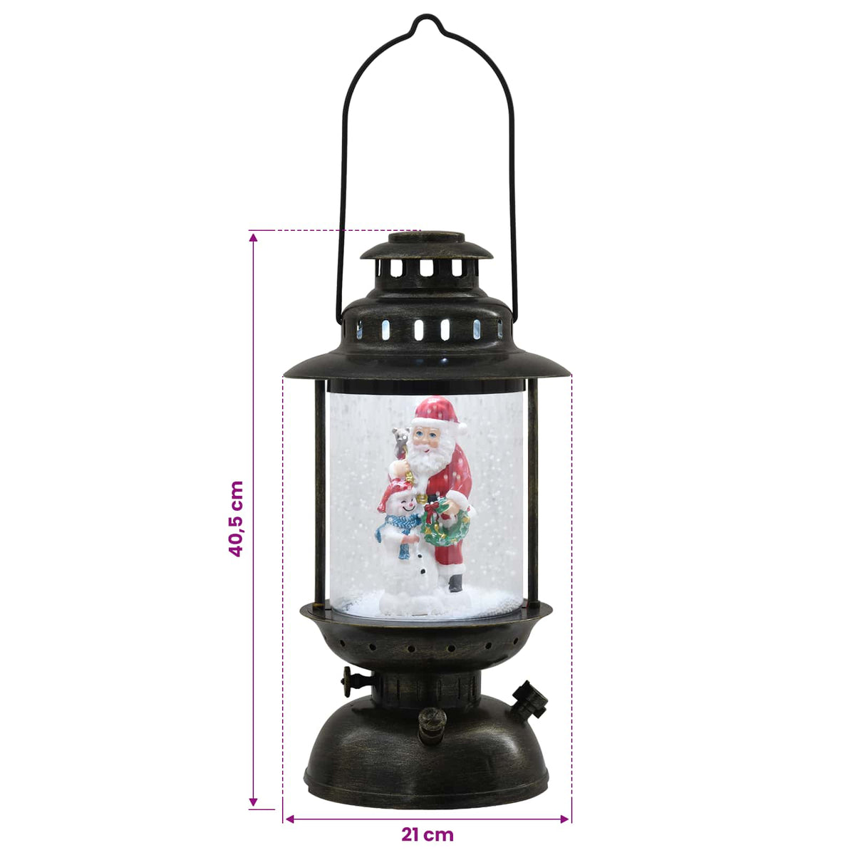 Christmas Lantern ESPOO Hladna bijela Ø 21 x 40,5 cm