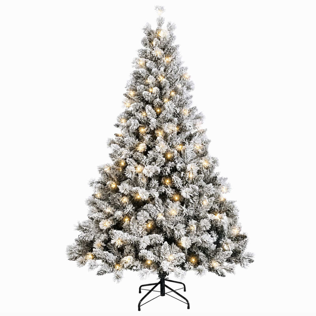 Umjetno božićno drvce s nogom 150 cm 150 LED lampica