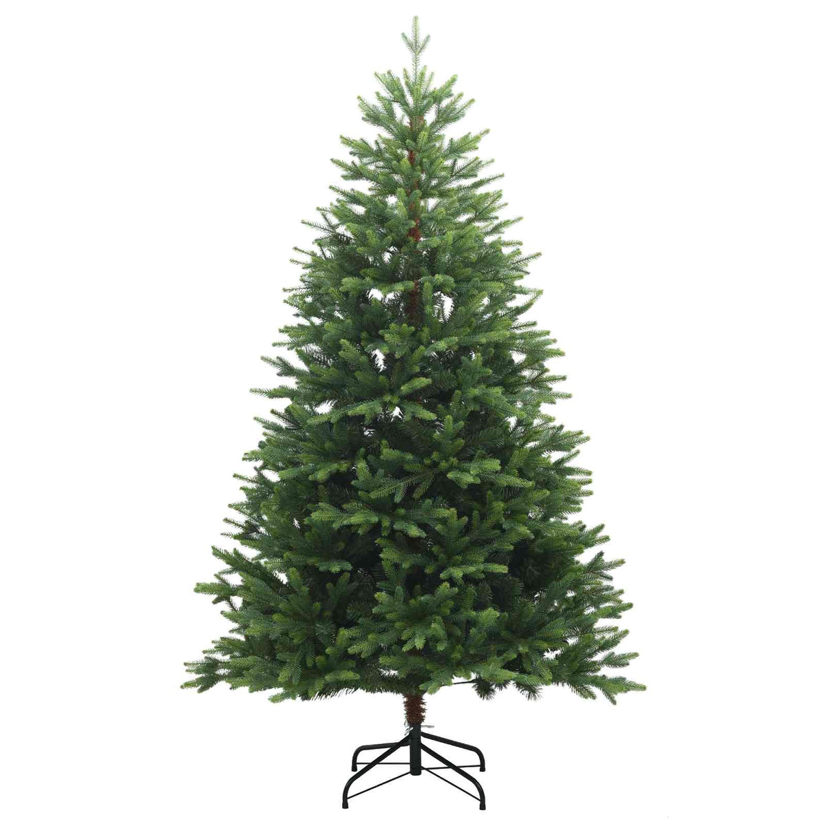 Umjetno božićno drvce s kuglicama 150 cm 150 LED lampica