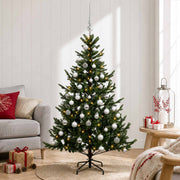 Umjetno božićno drvce s kuglicom 150 cm 150 LED lampica
