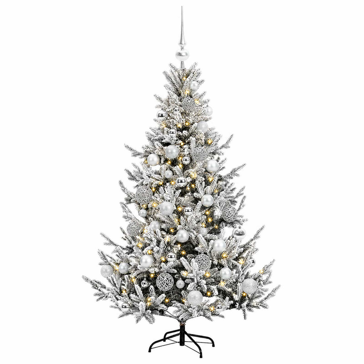 Umjetno božićno drvce s kuglicom 120 cm 150 LED lampica