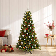 Umjetno božićno drvce s kuglicom 150 cm 150 LED lampica