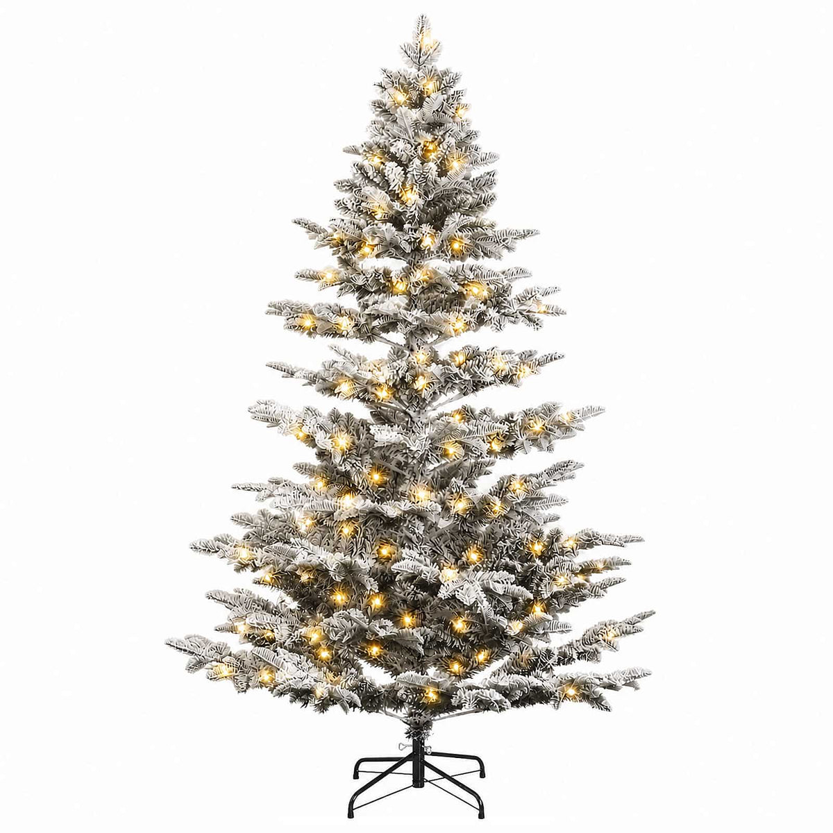 Umjetno božićno drvce s nogom 210 cm 300 LED lampica