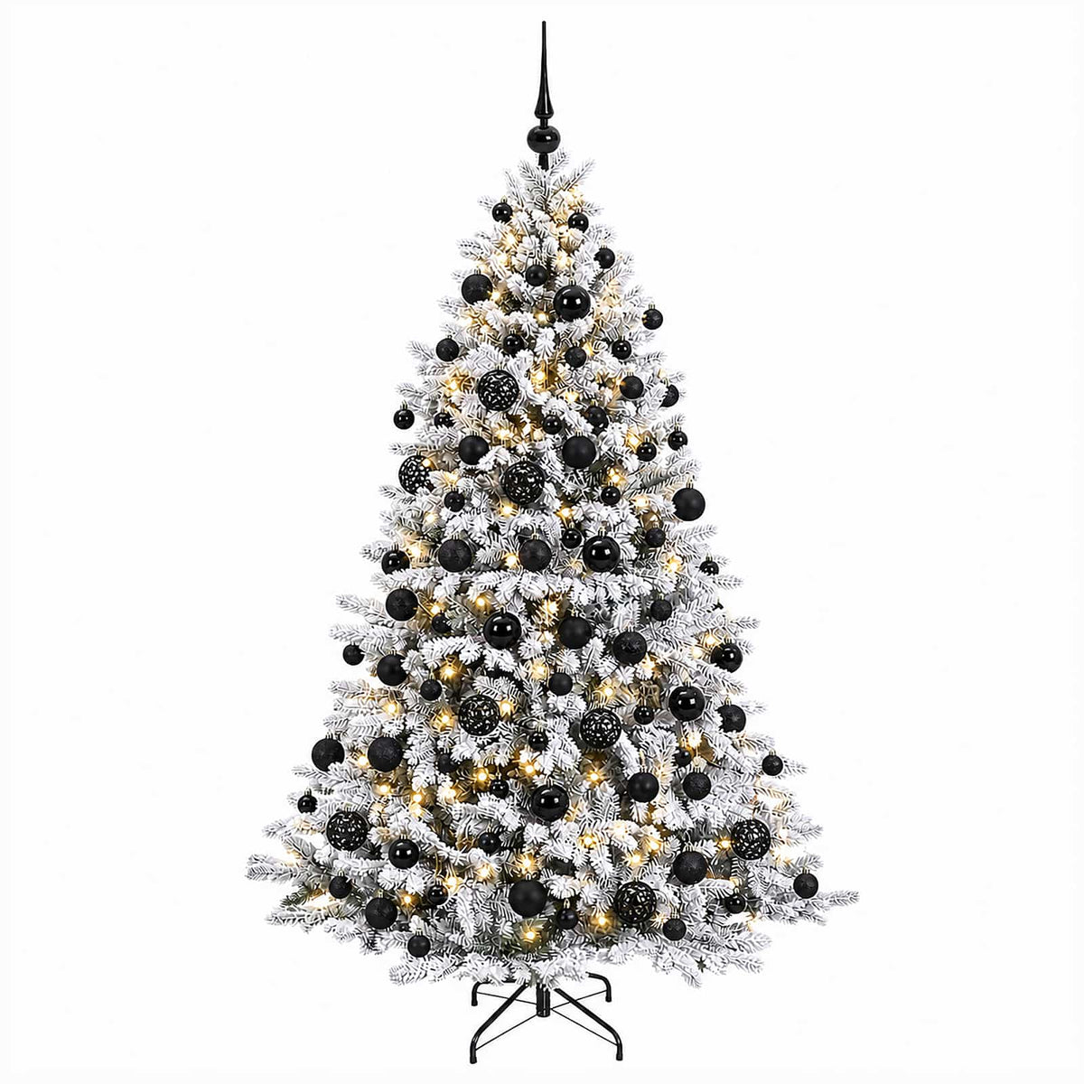 Umjetno božićno drvce s kuglicom 180 cm 300 LED lampica