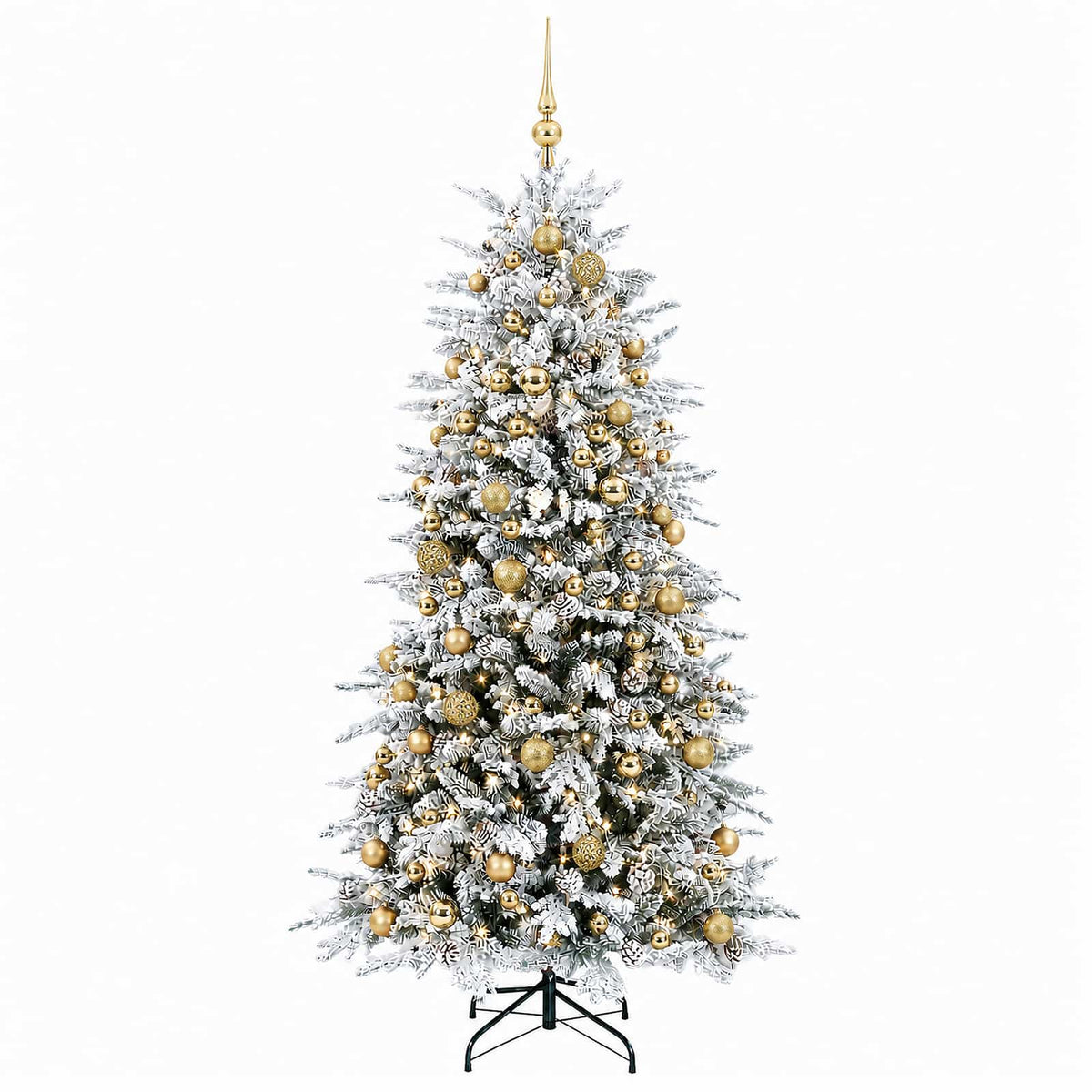 Umjetno božićno drvce s kuglicom 240 cm 300 LED lampica