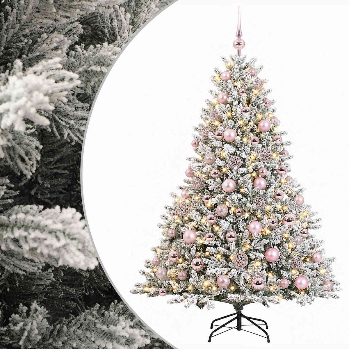 Umjetno božićno drvce s kuglicom 240 cm 300 LED lampica