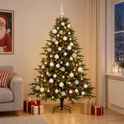 Umjetno božićno drvce s kuglicom 210 cm 300 LED lampica