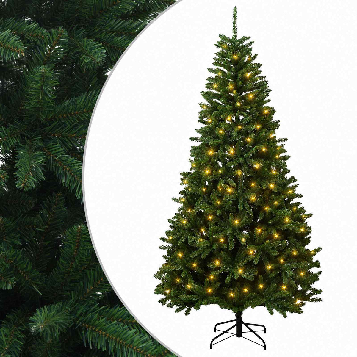 Umjetno božićno drvce s nogom 270 cm 600 LED lampica