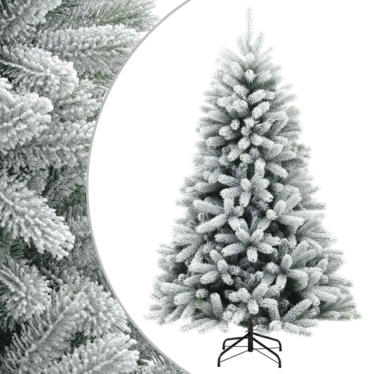 Umjetno božićno drvce s nogom 120 cm PVC i metal
