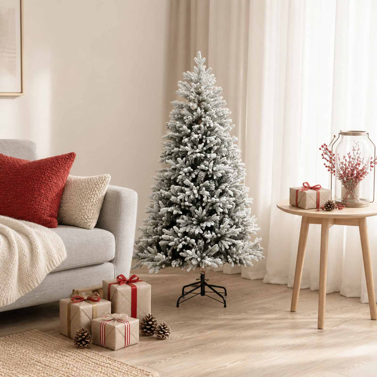 Umjetno božićno drvce s nogom 120 cm PVC i metal