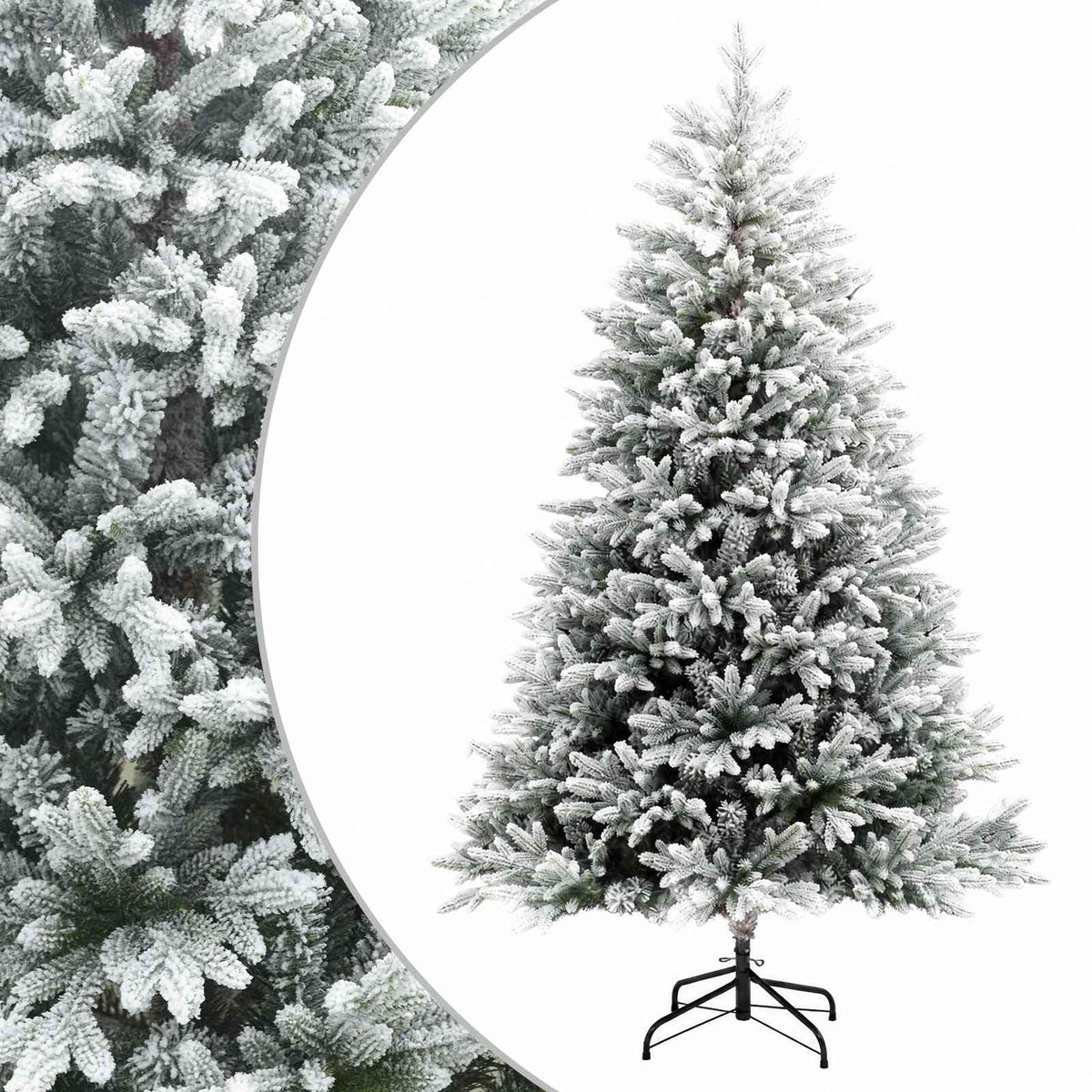 Umjetno božićno drvce s nogom 120 cm PVC i metal