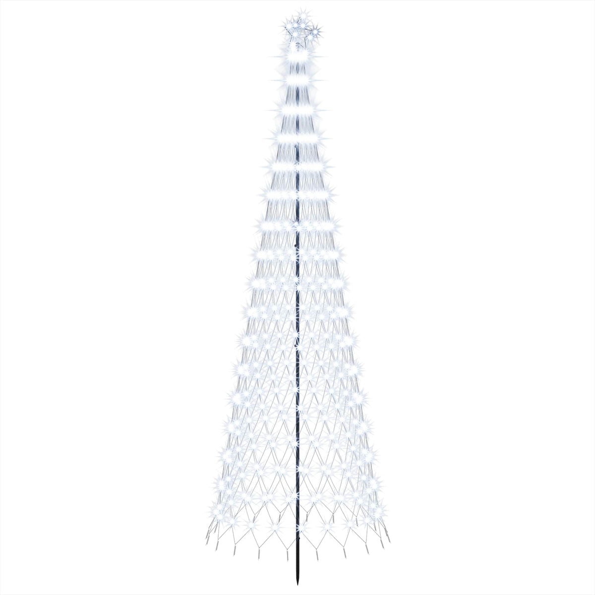 LED božićno drvce 300 cm 350 LED lampica Hladno bijela Željezo