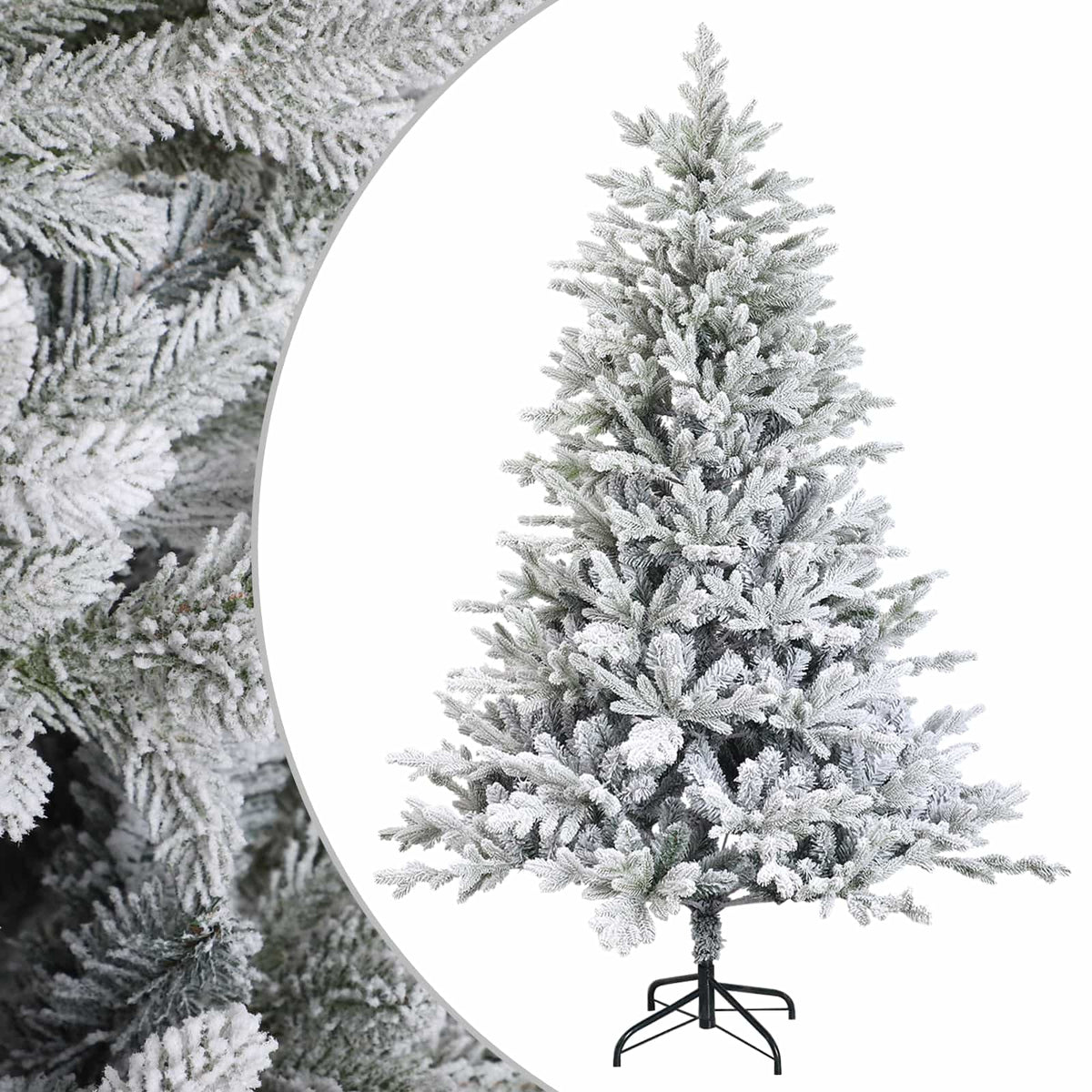 Umjetno božićno drvce s nogom 120 cm PVC i metal