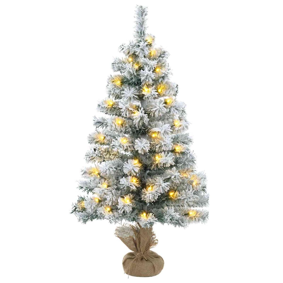 Set mini božićnih drvaca 90 cm 175 LED lampica Topla bijela PVC