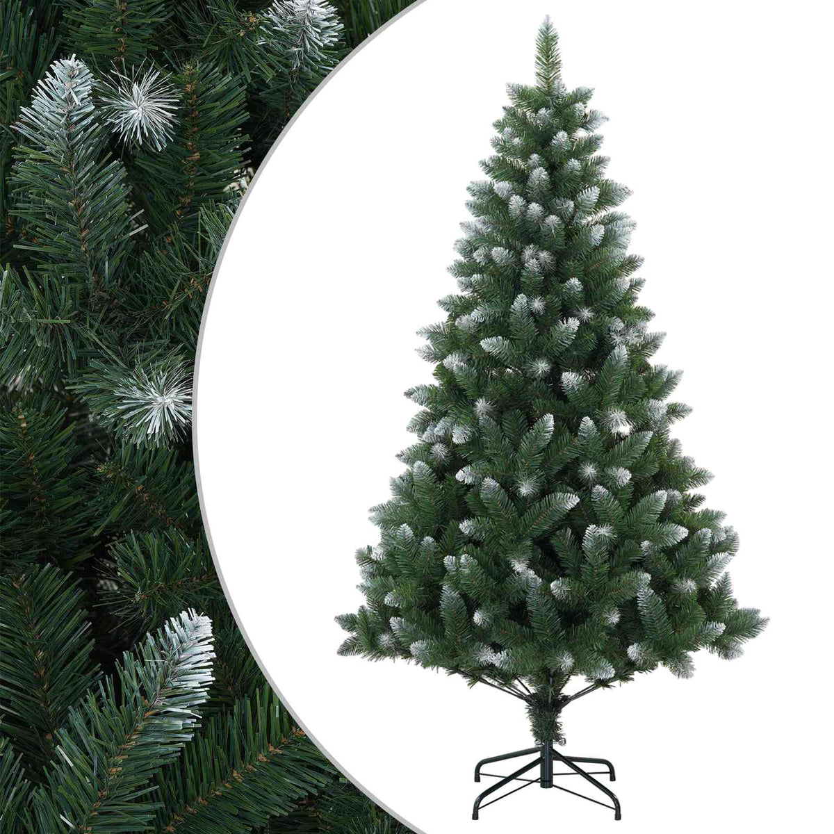 Umjetno božićno drvce 120 cm PVC i metal Zelena