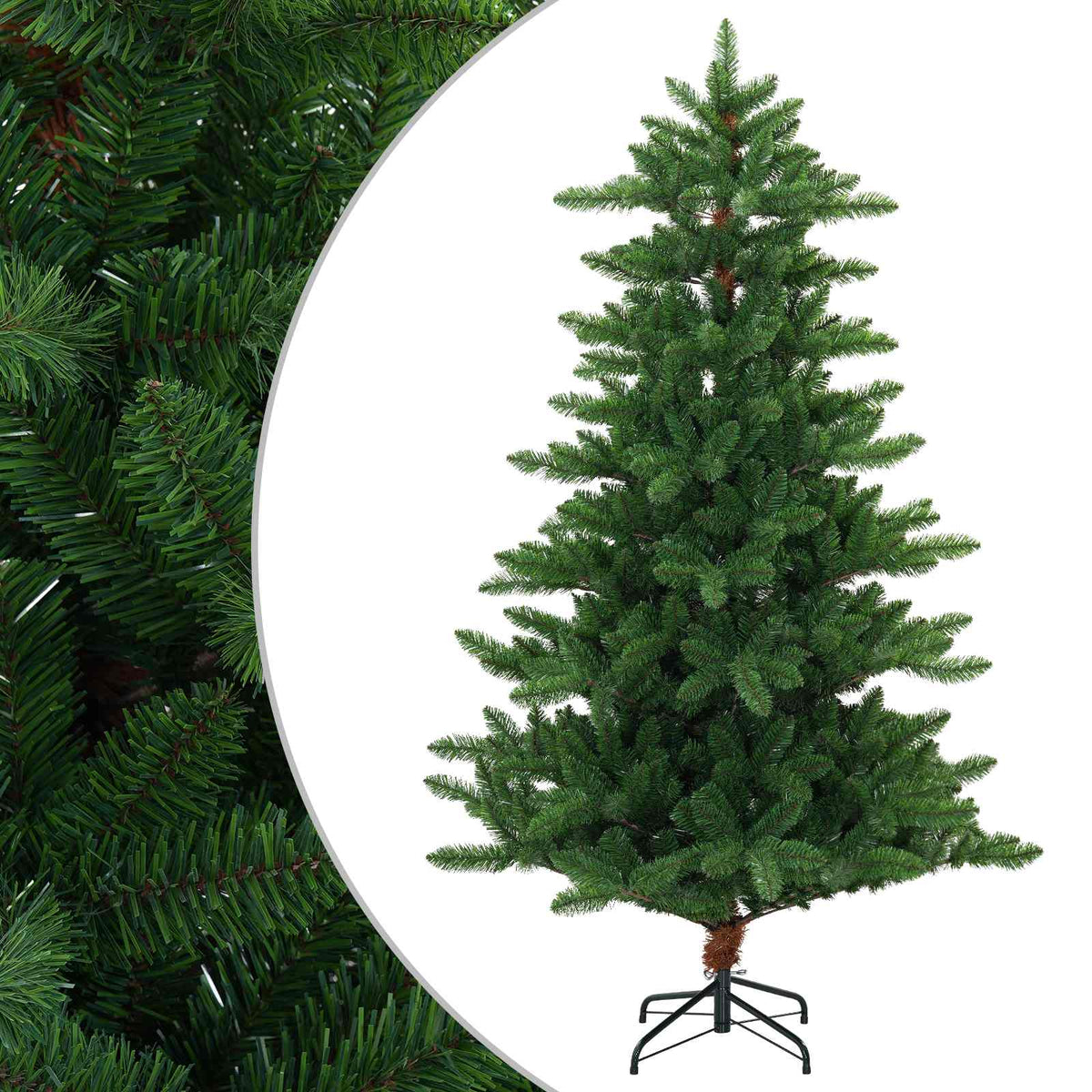Umjetno božićno drvce 240 cm PVC i metal Zelena