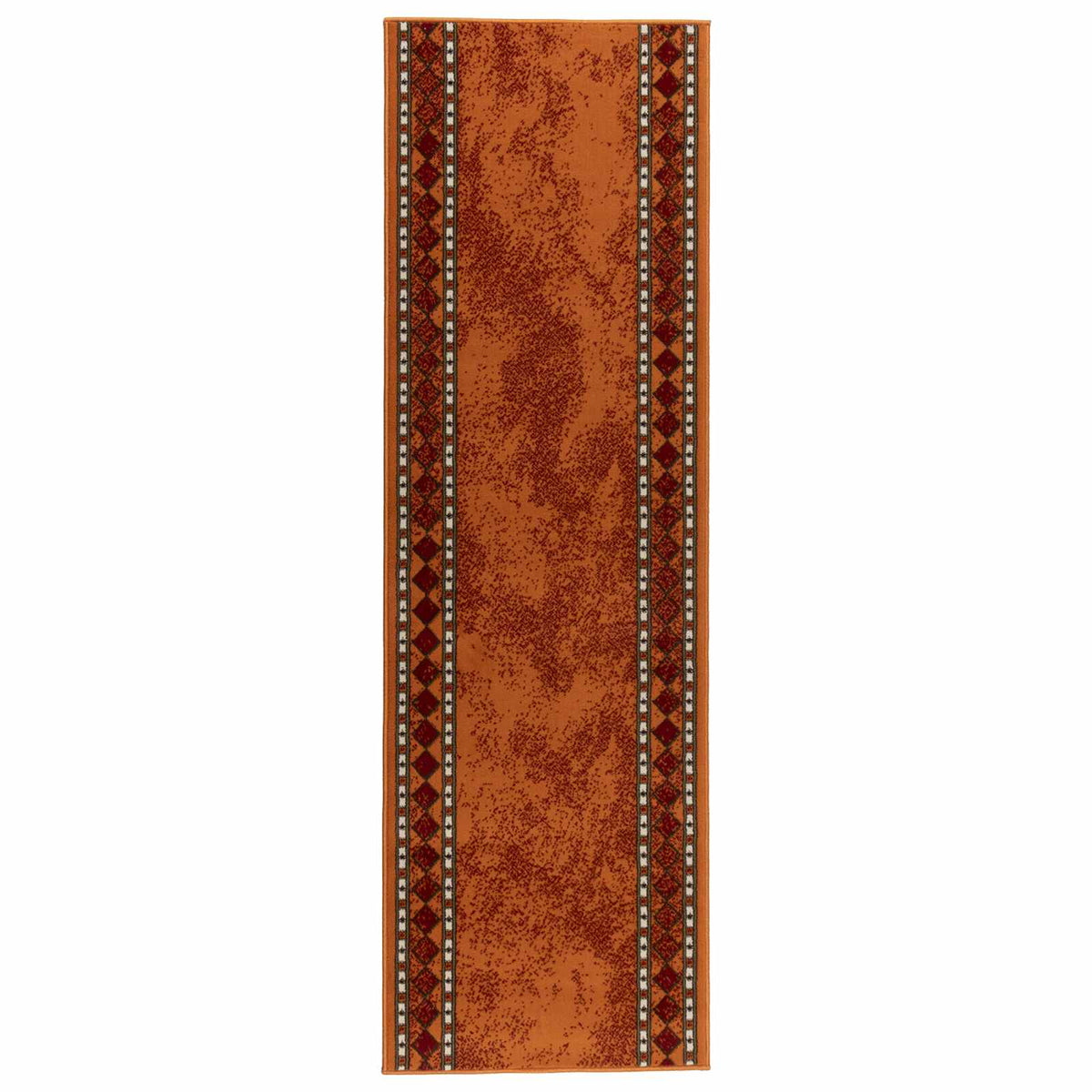 Trkački tepih FLORNES Tkani Narančasta 67 x 150 cm PP 7 mm