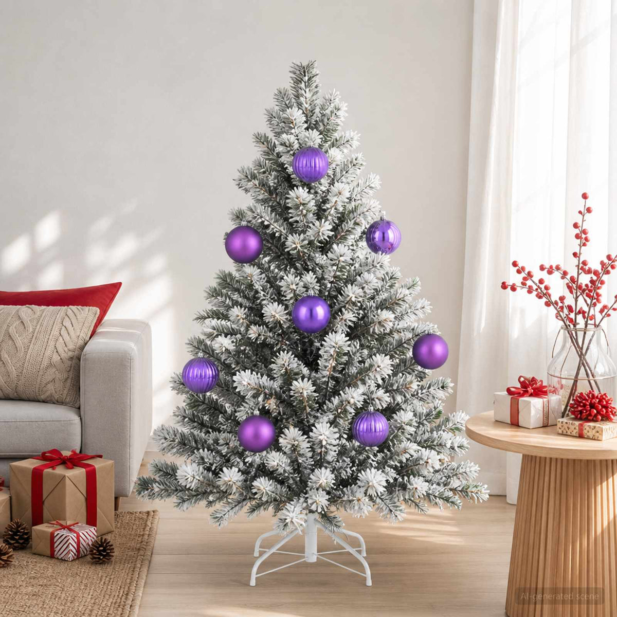Set božićnih kuglica XL 9 kom. Ø 15 cm Plastika