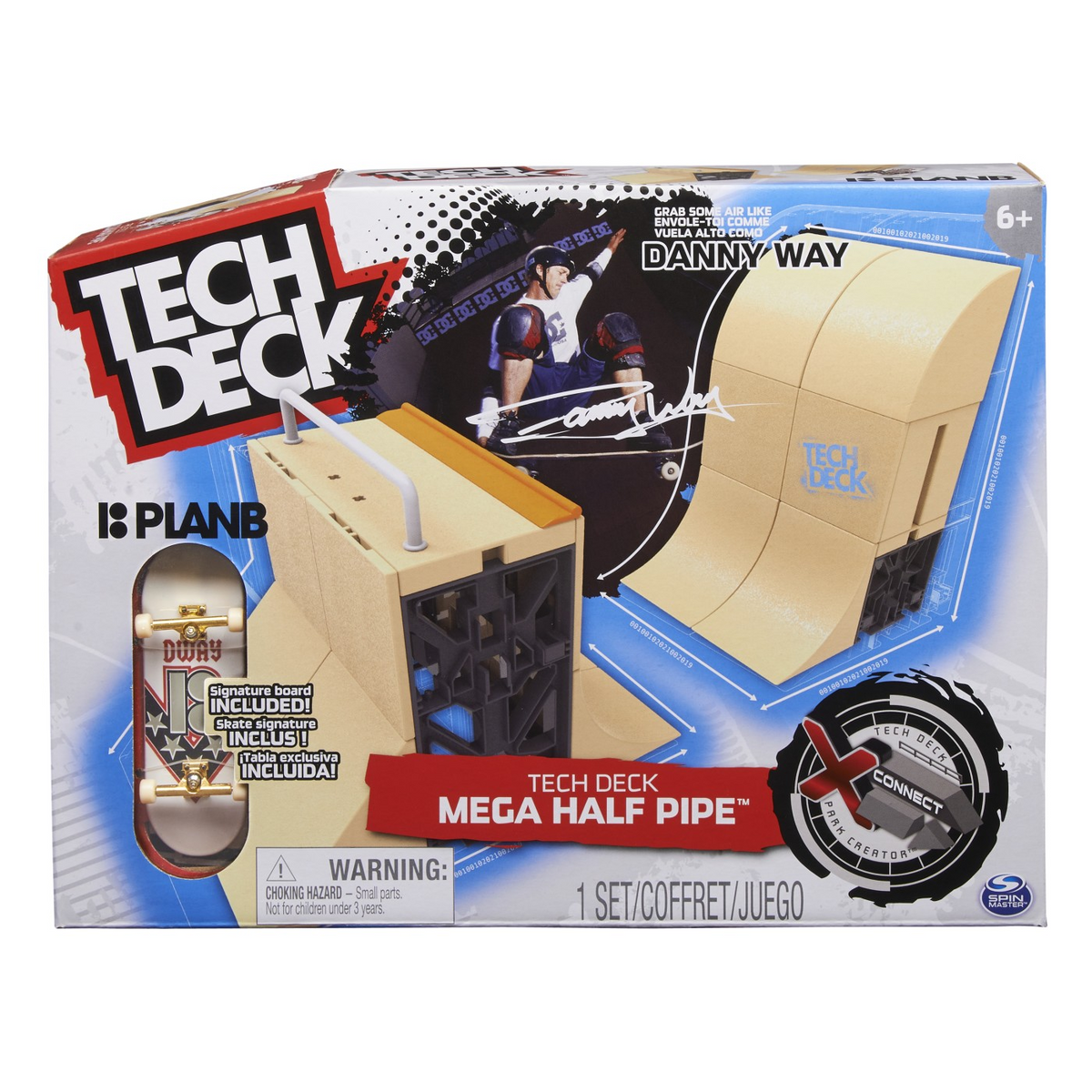 Tech Deck TED ACS Sk8Shop Danny Way Plan B GML Komplet dasaka za prst