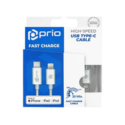 Prio Charge&Sync USB C na Lightning Cable MFi certificiran 1m bijeli