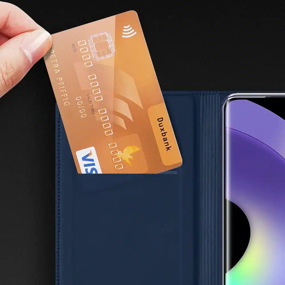 DUX DUCIS Skin Pro – preklopna maska za Samsung Galaxy A54 5G crna