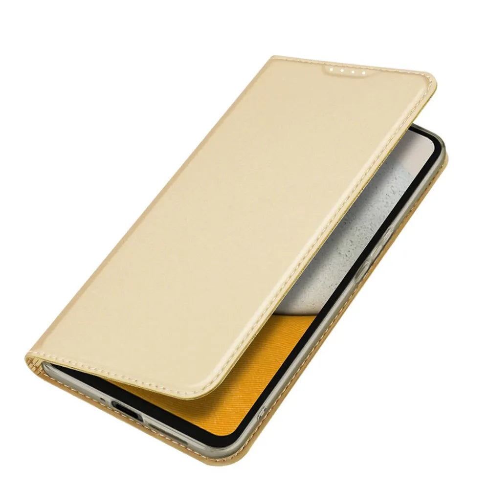 DUX DUCIS Skin Pro – preklopna torbica za Samsung Galaxy A34 zlatne boje