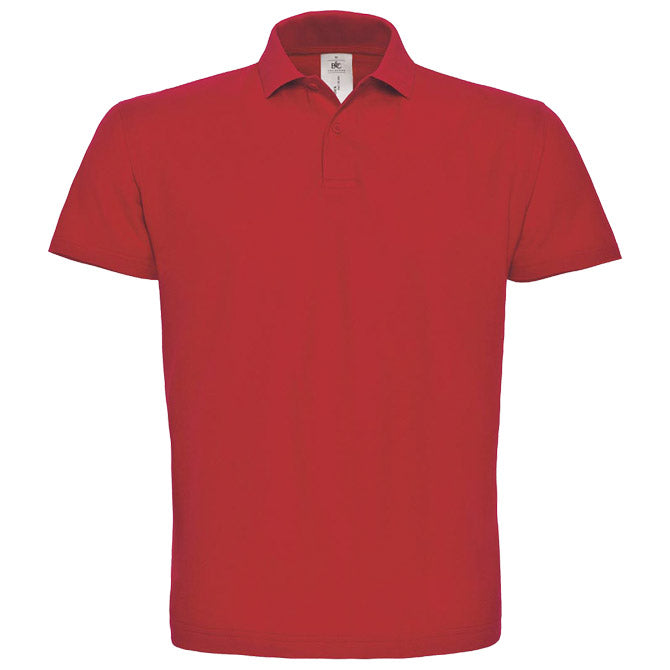 MAJICA KRATKI RUKAVI POLO B&C ID.001 180G CRVENA XL