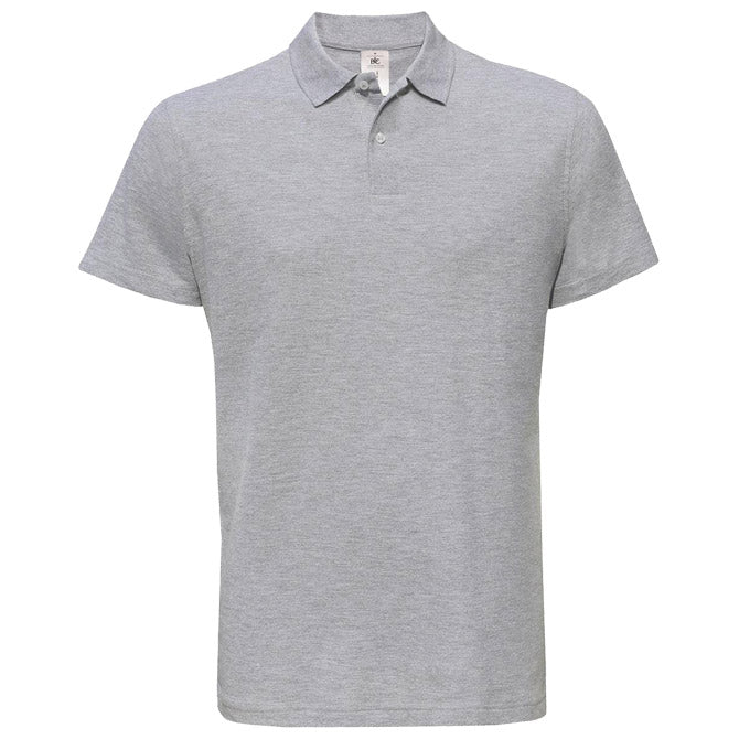 MAJICA KRATKI RUKAVI POLO B&C ID.001 180G SVIJETLO SIVA L