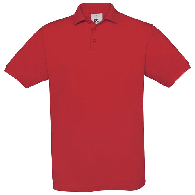 MAJICA KRATKI RUKAVI B&C SAFRAN POLO 180G CRVENA XL