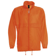 VJETROVKA S KAPULJAČOM ZIP UNISEX B&C SIROCCO NARANČASTA L