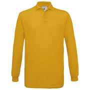 MAJICA DUGI RUKAVI B&C SAFRAN POLO LSL 180G ZLATNA ŽUTA L!!