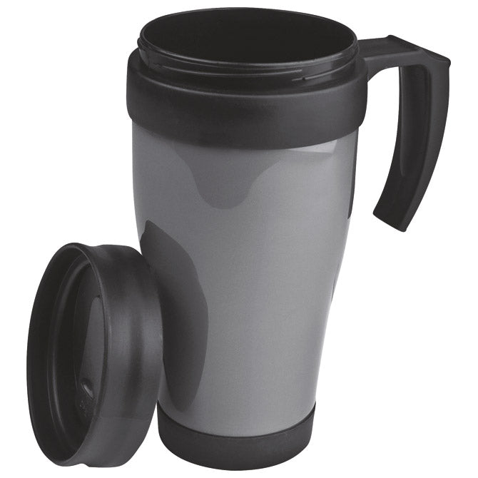 ŠALICA TERMO 400ML PVC EASY 561007 METALIK SIVA