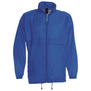 VJETROVKA S KAPULJAČOM ZIP UNISEX B&C SIROCCO ZAGREBAČKO PLAVA S