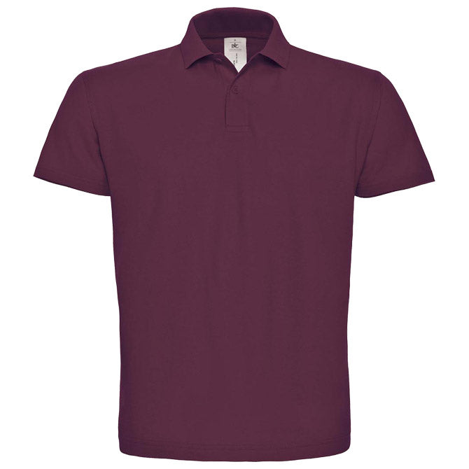 MAJICA KRATKI ROKAVI POLO B&C ID.001 180G BORDO S