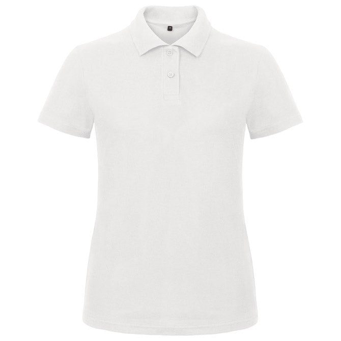 MAJICA KRATKI RUKAVI POLO B&C ID.001/WOMEN 180G BIJELA 2XL