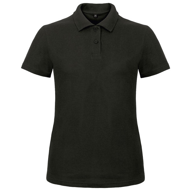 MAJICA KRATKI RUKAVI POLO B&C ID.001/WOMEN 180G CRNA S