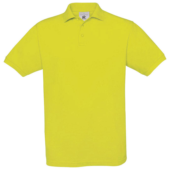 MAJICA KRATKI RUKAVI B&C SAFRAN POLO 180G NEON ŽUTA S-EOL!!