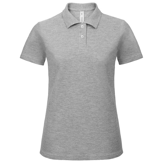 MAJICA KRATKI RUKAVI POLO B&C ID.001/WOMEN 180G SVIJETLO SIVA XS