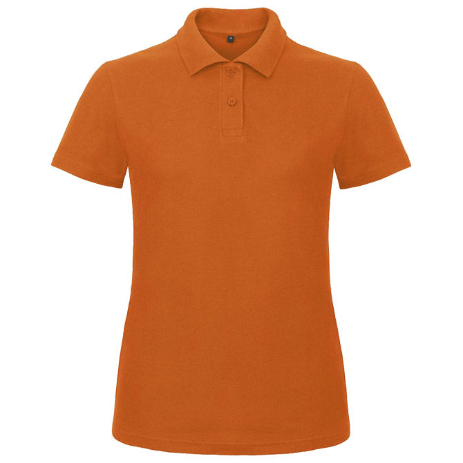 MAJICA KRATKI RUKAVI POLO B&C ID.001/WOMEN 180G NARANČASTA M