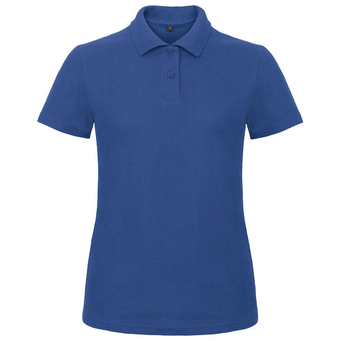 MAJICA KRATKI RUKAVI POLO B&C ID.001/WOMEN 180G ZAGREBAČKO PLAVA S