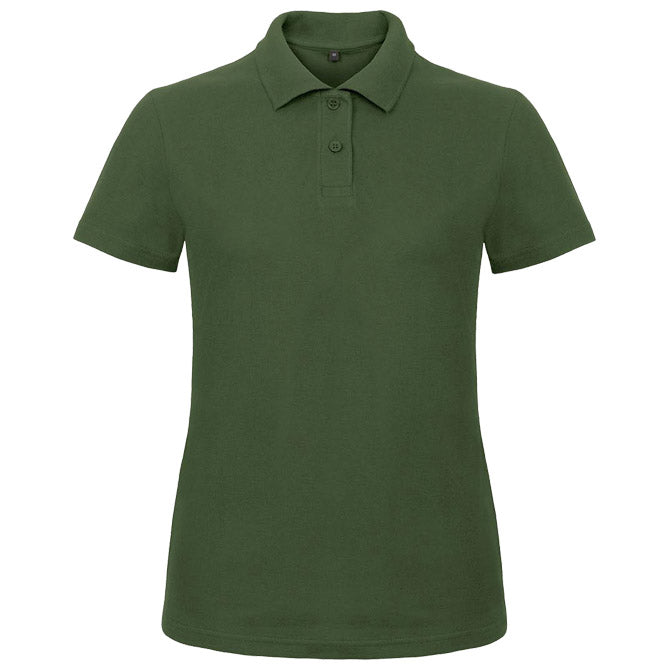 MAJICA KRATKI RUKAVI POLO B&C ID.001/WOMEN 180G TAMNO ZELENA XS!!