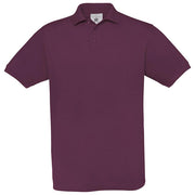 MAJICA KRATKI RUKAVI B&C SAFRAN POLO 180G BORDO S-EOL!!