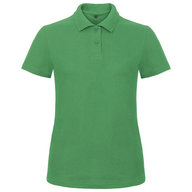 MAJICA KRATKI RUKAVI POLO B&C ID.001/WOMEN 180G TRAVA ZELENA XL