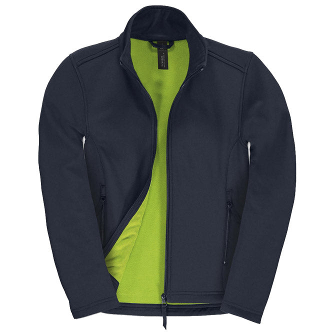 JAKNA ZIP ŽENSKA B&C ID.701 SOFTSHELL/WOMEN TAMNO PLAVA 2XL