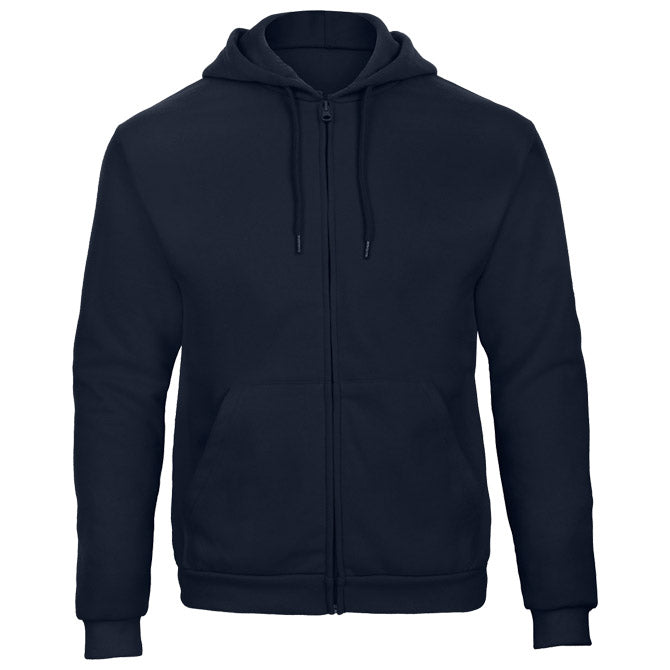 MAJICA DOLGI ROKAVI ZIP B&C ID.205 270G TEMNO MODRA L