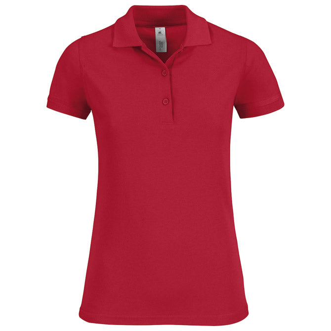 MAJICA KRATEK ROKAV B&C SAFRAN TIMELESS WOMEN 180G RDEČA S
