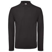 MAJICA DUGI RUKAVI POLO B&C ID.001 LSL 180G CRNA 3XL