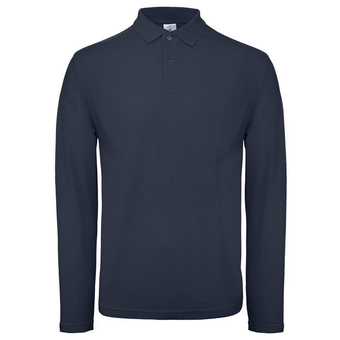 MAJICA DUGI RUKAVI POLO B&C ID.001 LSL 180G TAMNO PLAVA S