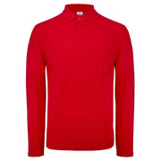 MAJICA DUGI RUKAVI POLO B&C ID.001 LSL 180G CRVENA 2XL