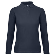 MAJICA DUGI RUKAVI POLO B&C ID.001 LSL/WOMEN 180G TAMNO PLAVA XL